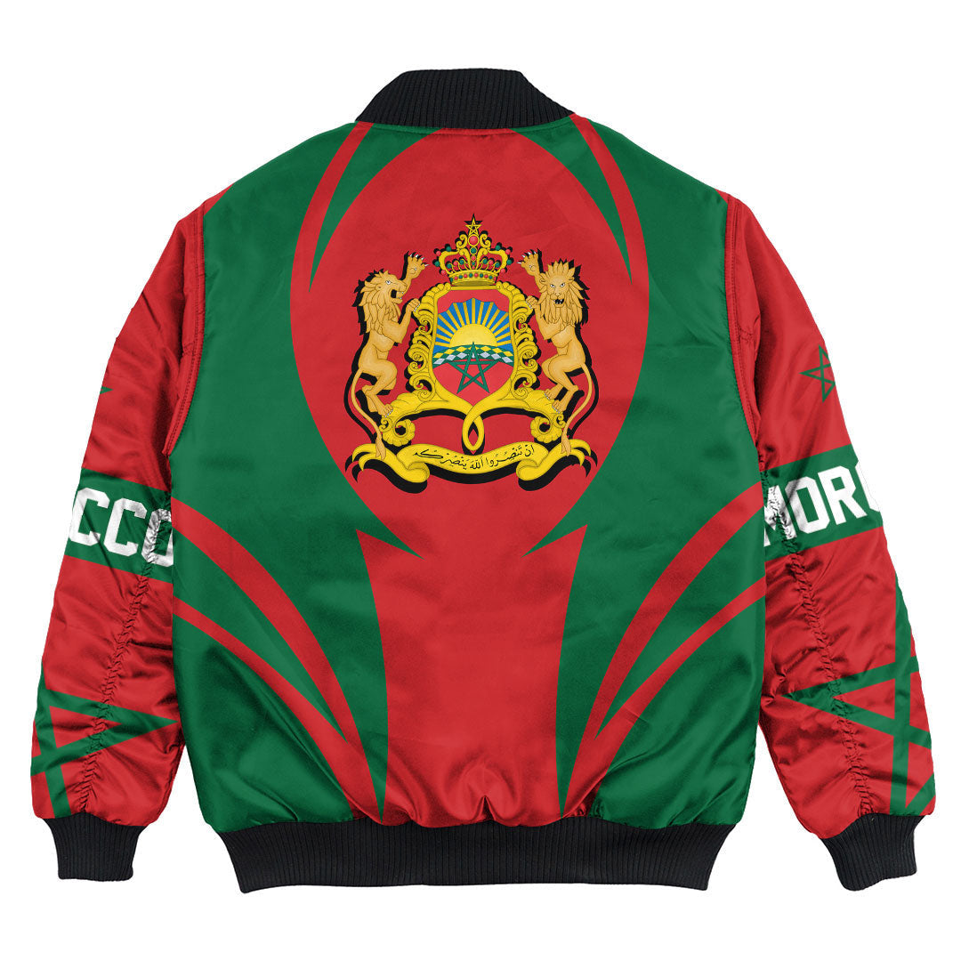 Morocco Action Falg Bomber Jacket