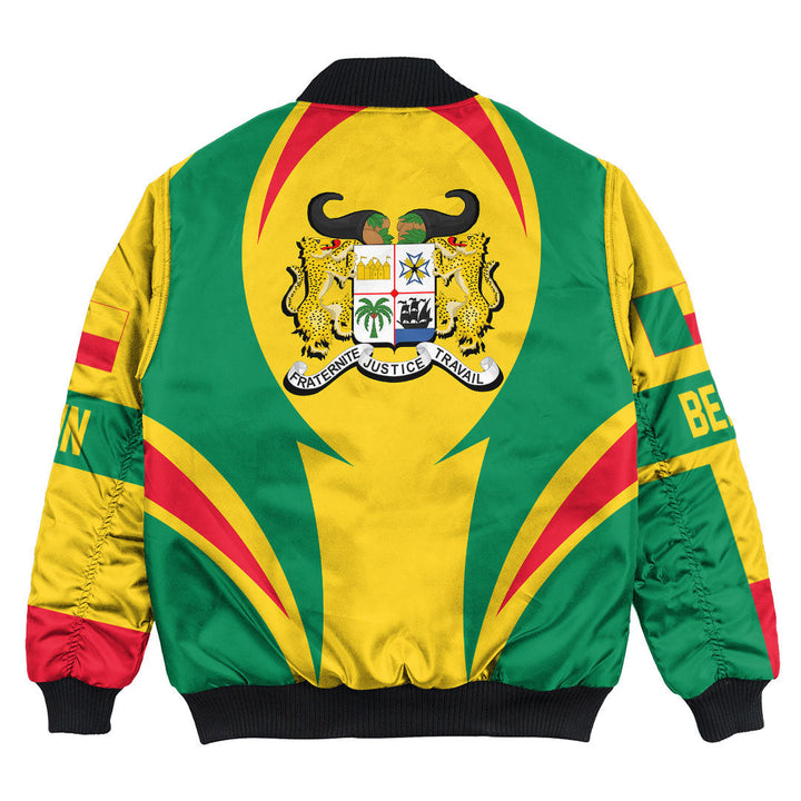 Benin Action Falg Bomber Jacket