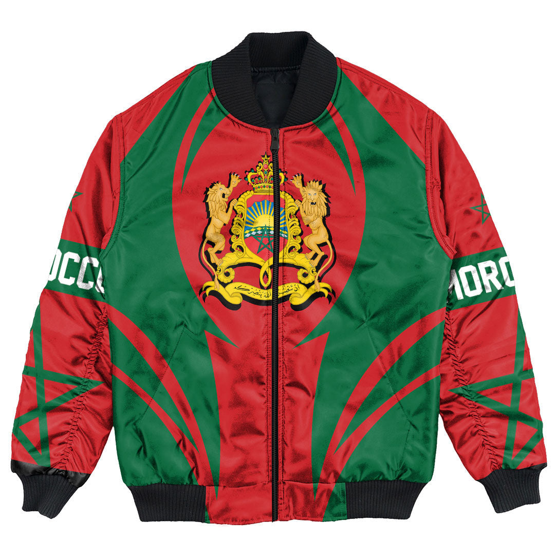 Morocco Action Falg Bomber Jacket