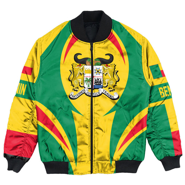 Benin Action Falg Bomber Jacket