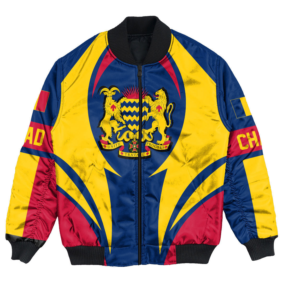 Chad Action Falg Bomber Jacket