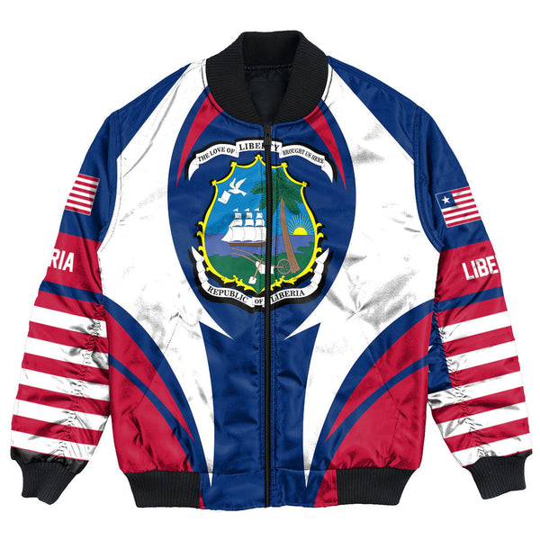 Liberia Action Falg Bomber Jacket