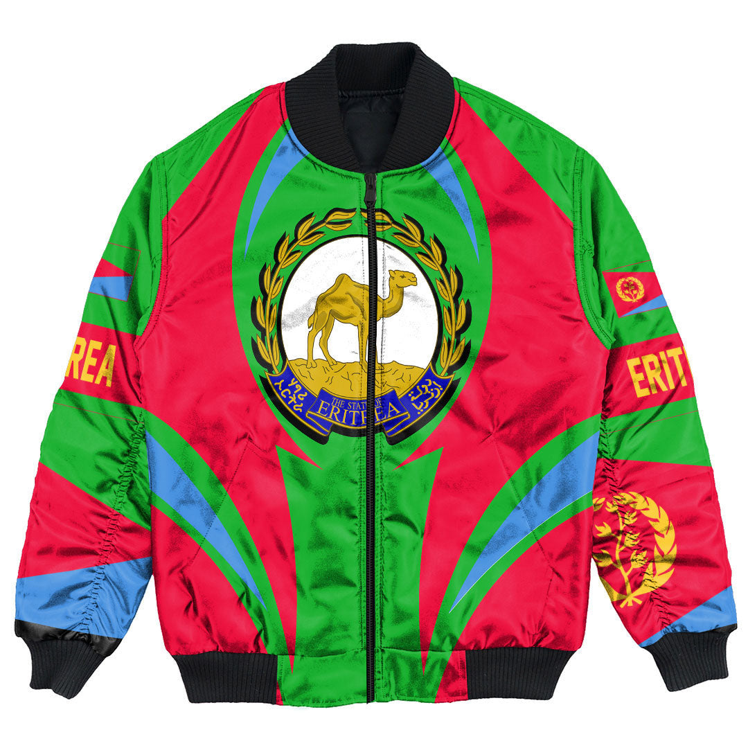 Eritrea Action Falg Bomber Jacket