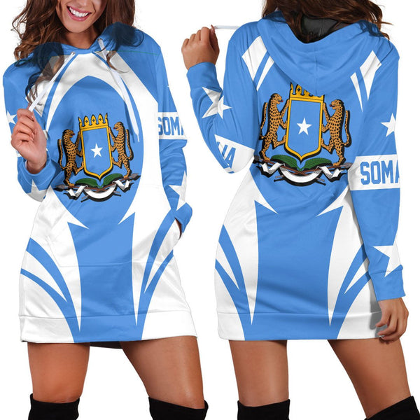 Somalia Action Flag Hoodie Dress