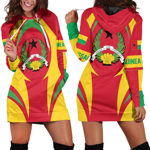 Guinea Bissau Action Flag Hoodie Dress