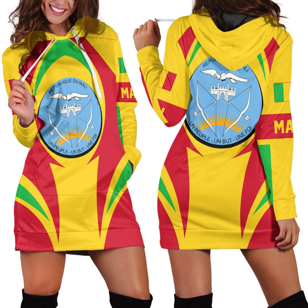 Mali Action Flag Hoodie Dress