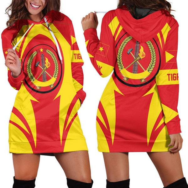 Tigray Action Flag Hoodie Dress