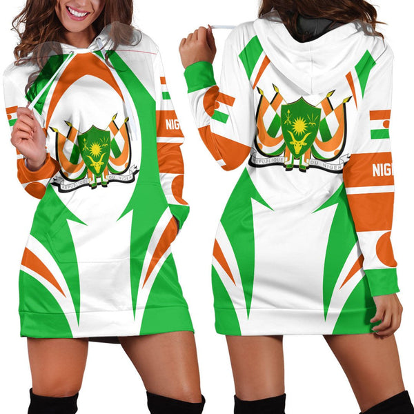 Niger Action Flag Hoodie Dress