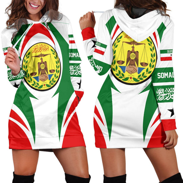 Somaliand Action Flag Hoodie Dress