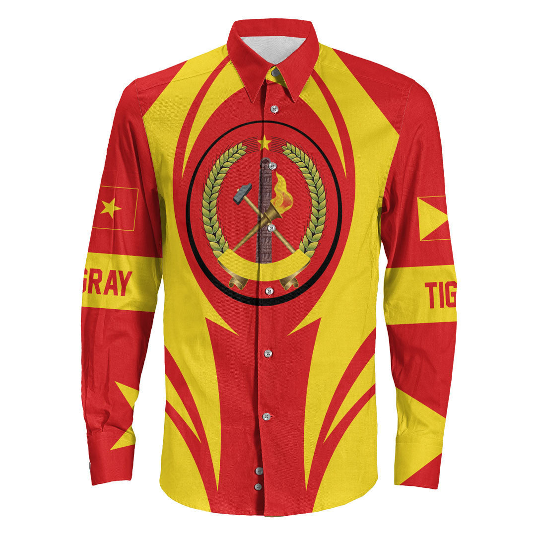 Tigray Action Flag Long Sleeve Shirt