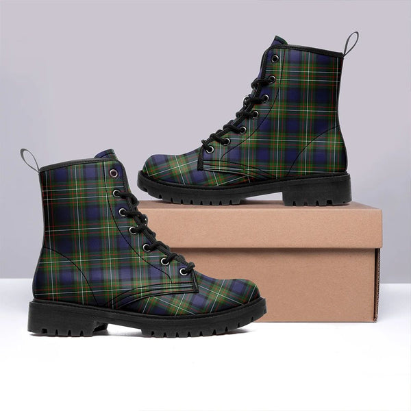 Fergusson Modern Tartan Classic Leather Boots