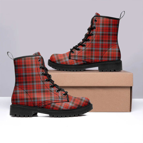 Robertson Weathered Tartan Classic Leather Boots