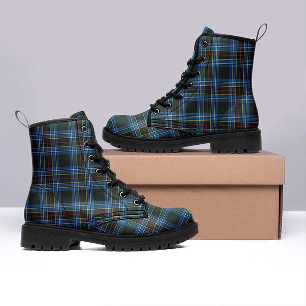 Cockburn Modern Tartan Classic Leather Boots