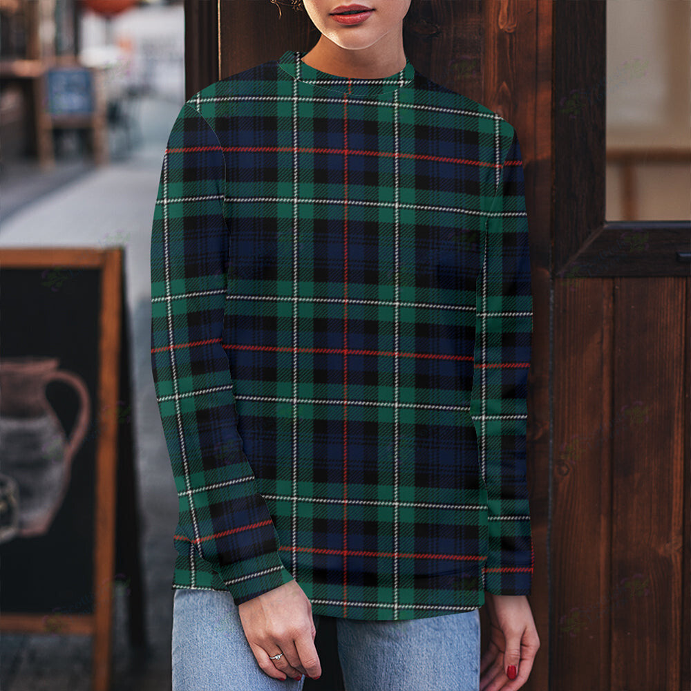 MacKenzie Modern Tartan Classic Crewneck Sweatshirt