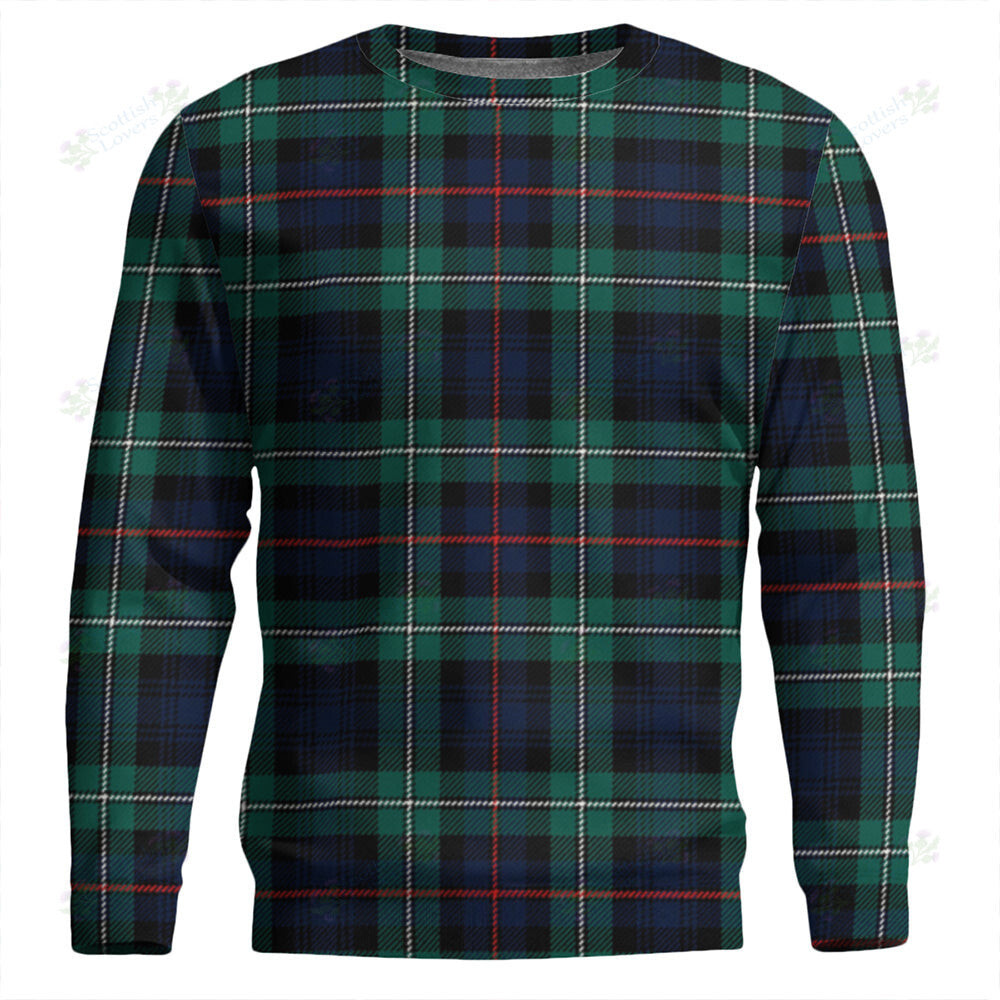 MacKenzie Modern Tartan Classic Crewneck Sweatshirt