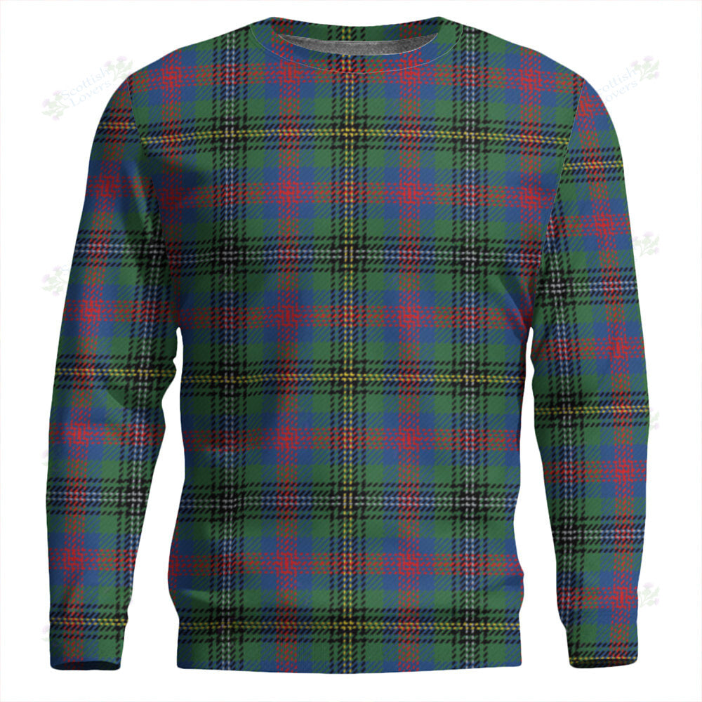 Wood Modern Tartan Classic Crewneck Sweatshirt