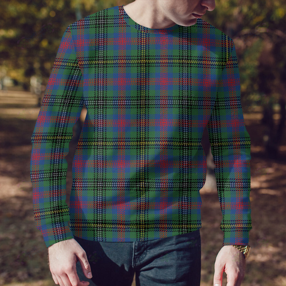 Wood Modern Tartan Classic Crewneck Sweatshirt