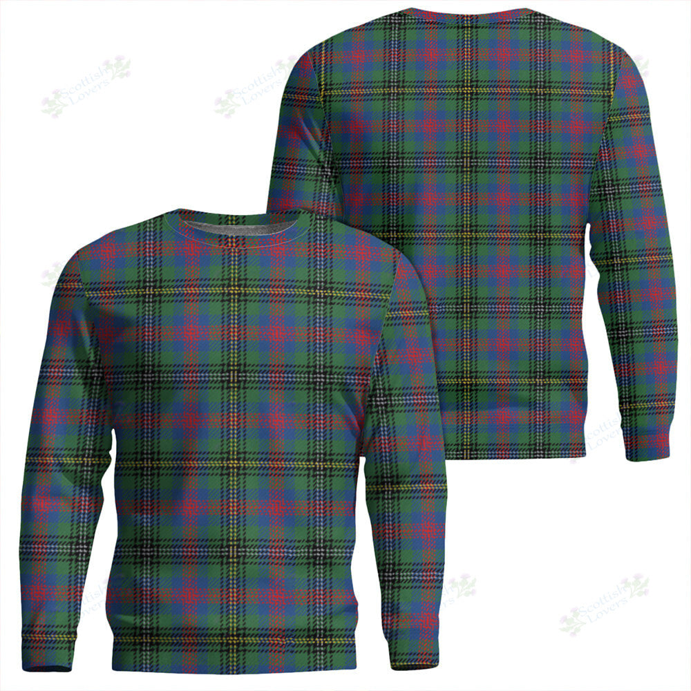 Wood Modern Tartan Classic Crewneck Sweatshirt