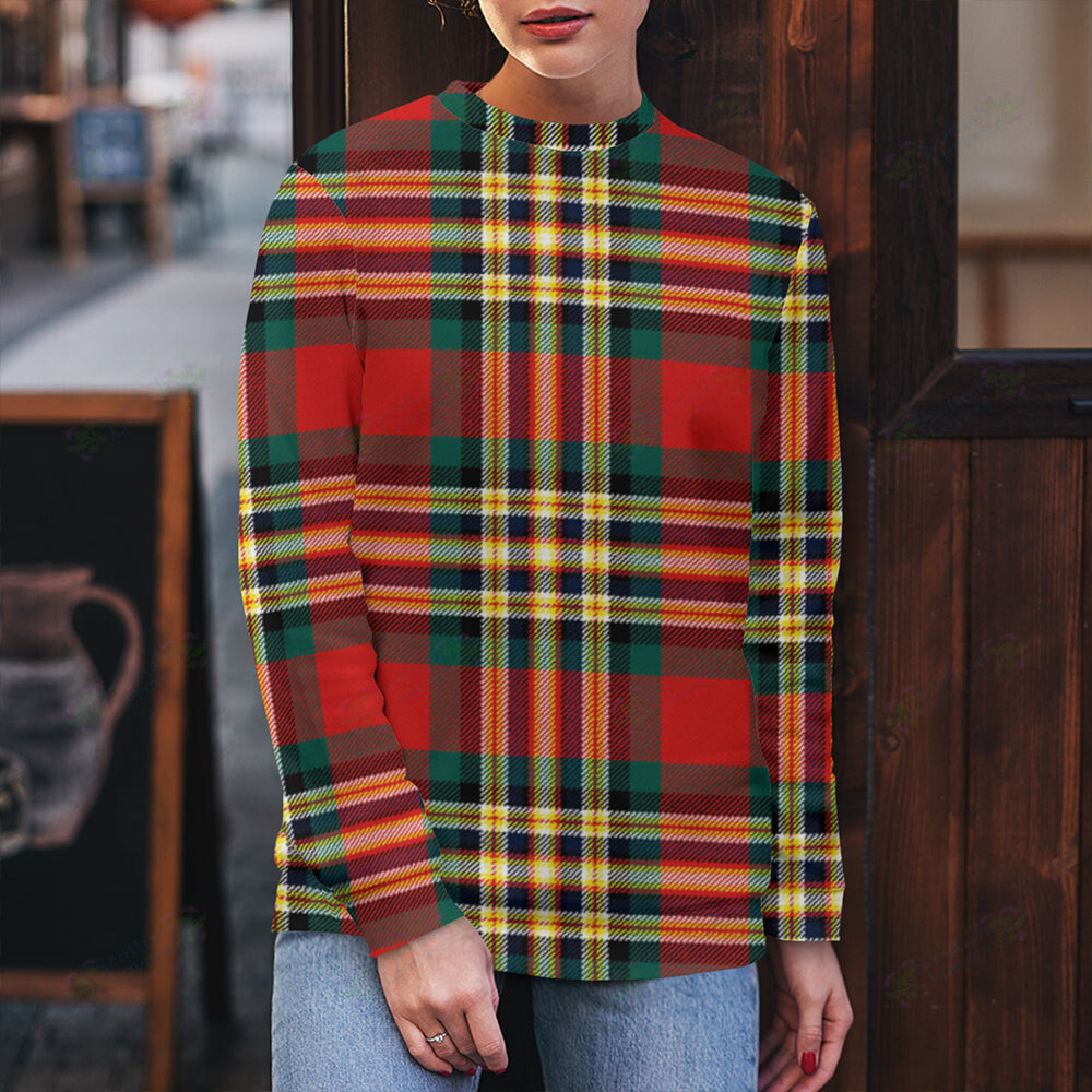 MacGillivray Modern Tartan Classic Crewneck Sweatshirt