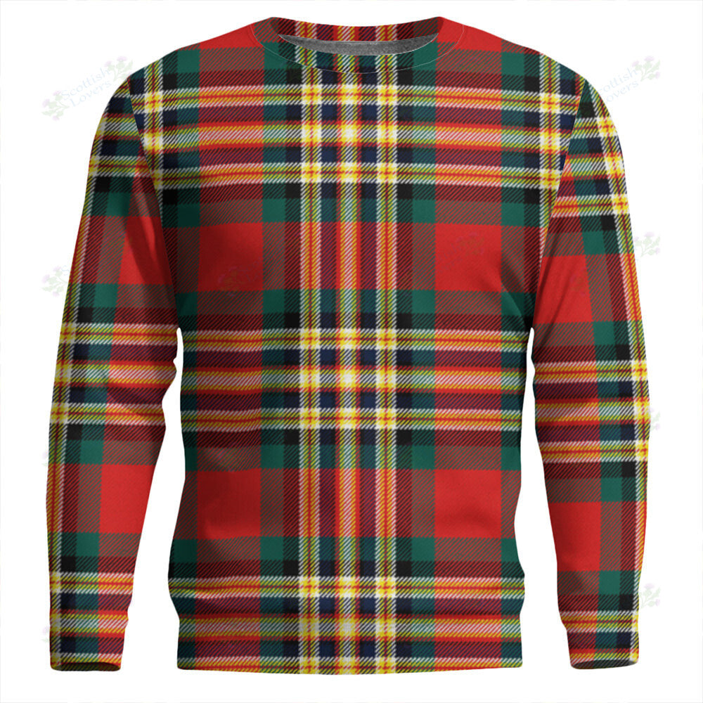 MacGillivray Modern Tartan Classic Crewneck Sweatshirt