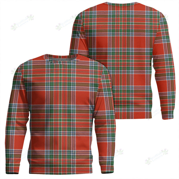 MacBean Lord Lyon version (MacBain Lord Lyon version) Ancient Tartan Classic Crewneck Sweatshirt