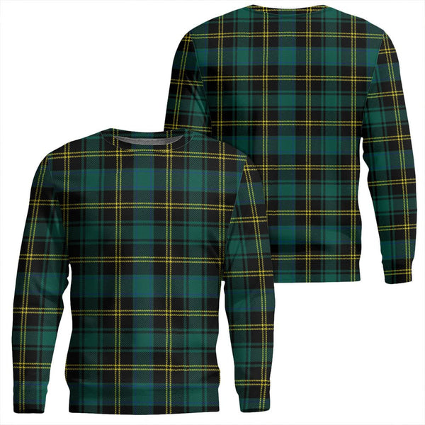 Scottish Tartan Hope Vere Modern Clan Crewneck Sweatshirt Plaid Style