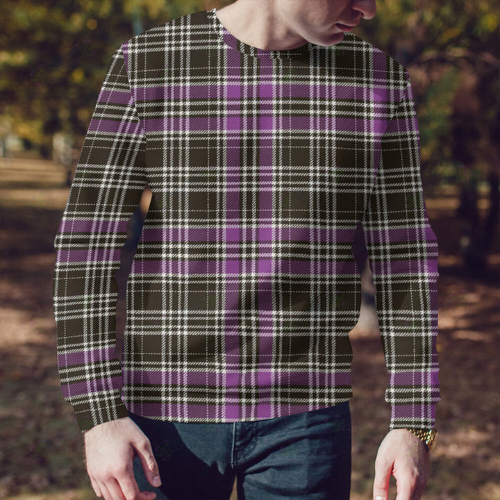 Drummond Clans Originaux Purple Weathered Tartan Classic Crewneck Sweatshirt