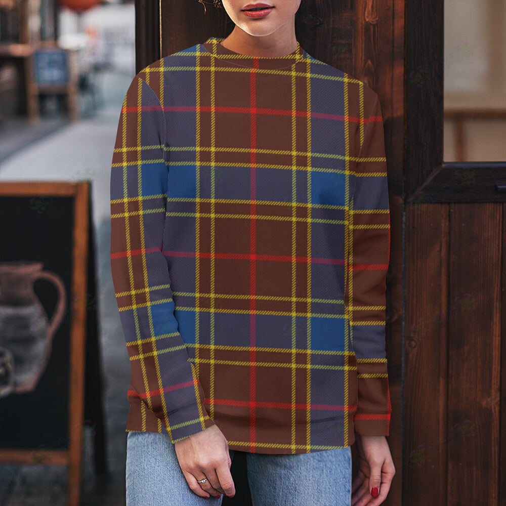 Balfour Modern Tartan Classic Crewneck Sweatshirt