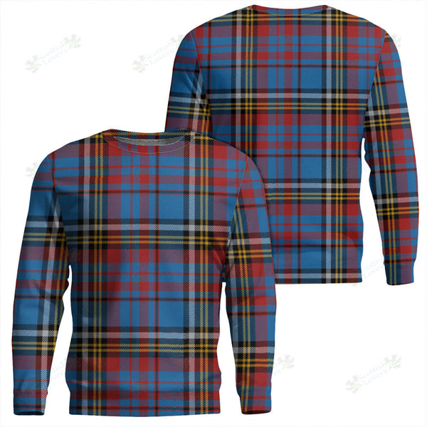 Anderson Blue Westwood Modern Tartan Classic Crewneck Sweatshirt