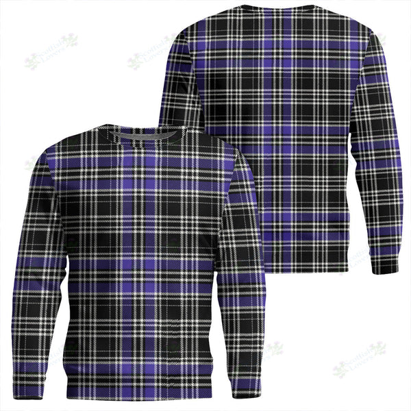 Drummond Clans Originaux Purple Modern Tartan Classic Crewneck Sweatshirt