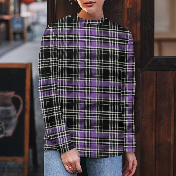 Drummond Clans Originaux Purple Ancient Tartan Classic Crewneck Sweatshirt