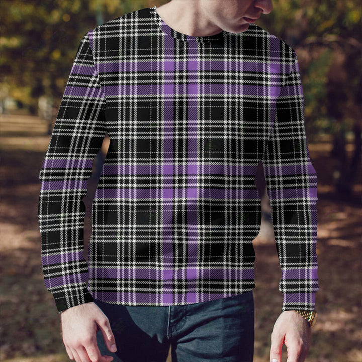 Drummond Clans Originaux Purple Ancient Tartan Classic Crewneck Sweatshirt
