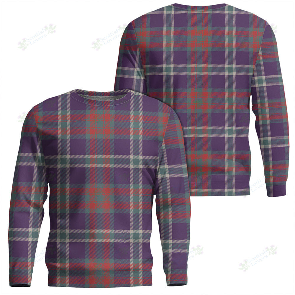 Cathcart Weathered Tartan Classic Crewneck Sweatshirt