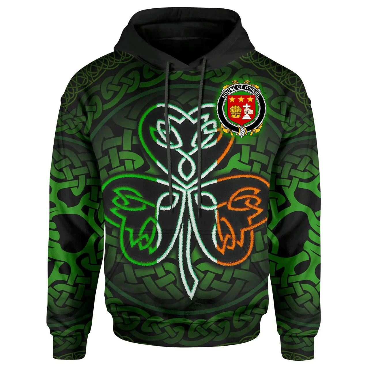 Ireland Hoodie -House of O'FRIEL Irish Celtic Shamrock