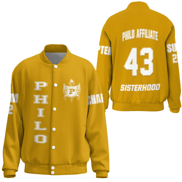 Custom Sigma Gamma Rho Philo Affiliate Thicken Stand-Collar Jacket