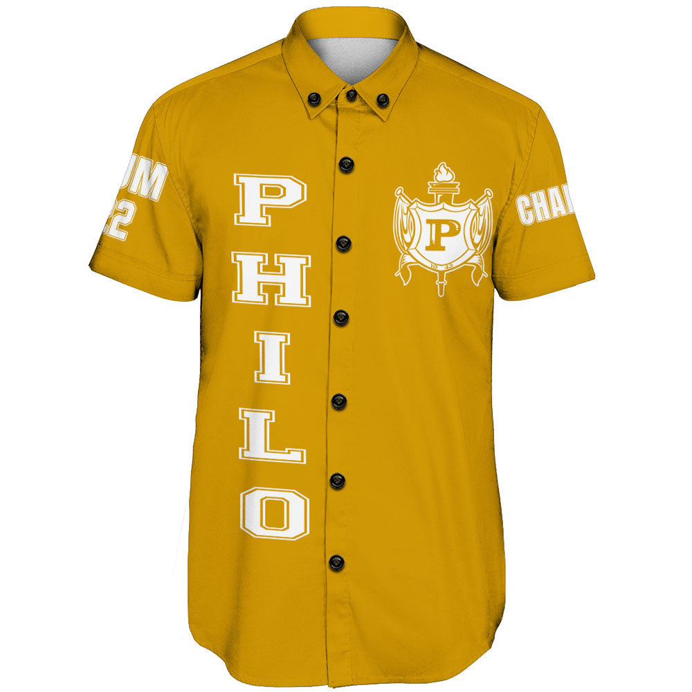 Custom Sigma Gamma Rho Philo Affiliate Short Sleeve Shirt