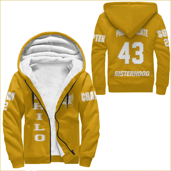 Custom Sigma Gamma Rho Philo Affiliate Sherpa Hoodies