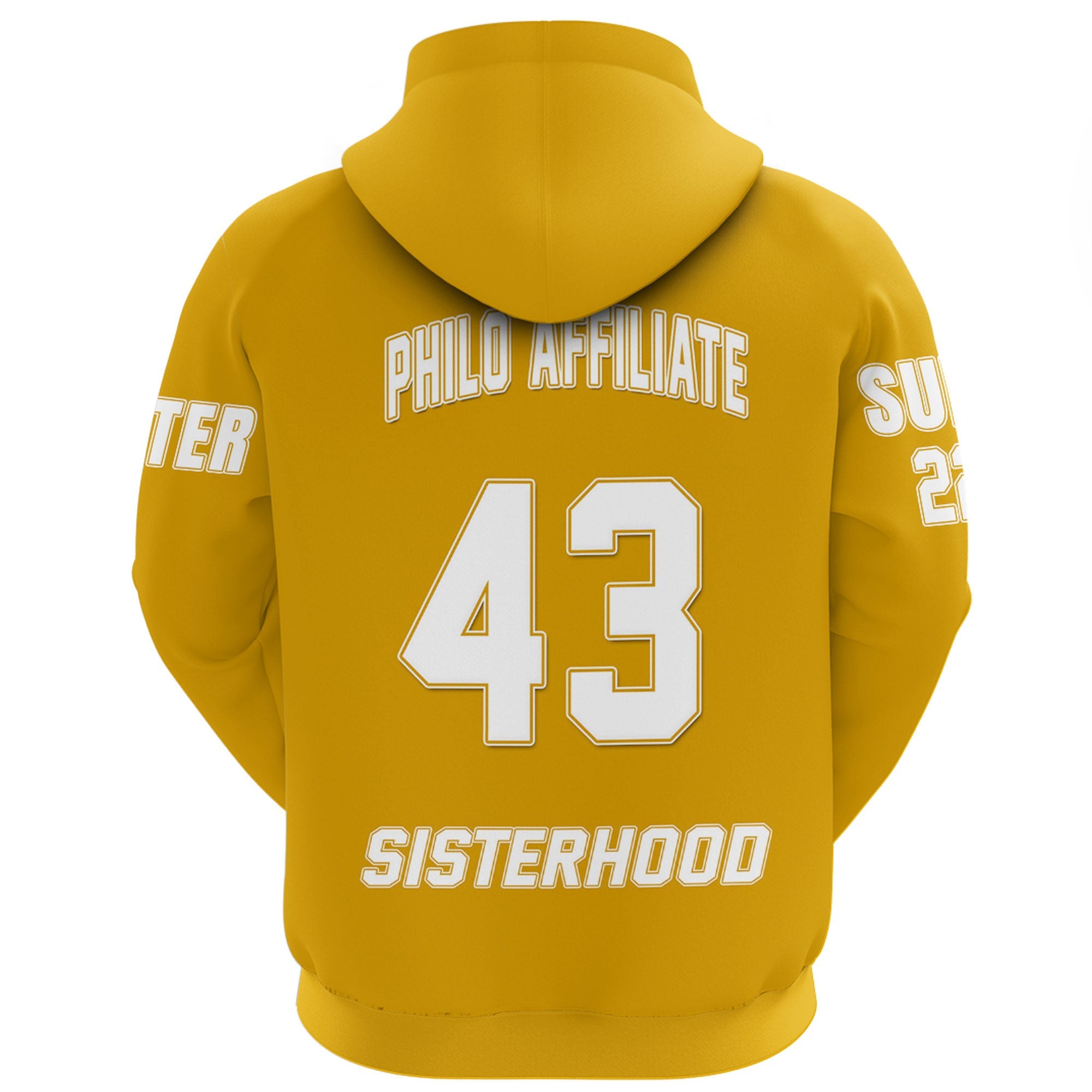 Custom Sigma Gamma Rho Philo Affiliate Zip Hoodie