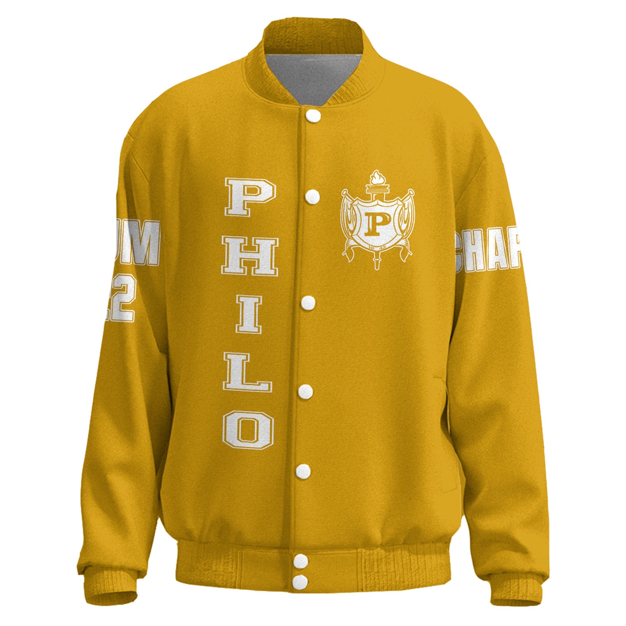 Custom Sigma Gamma Rho Philo Affiliate Thicken Stand-Collar Jacket