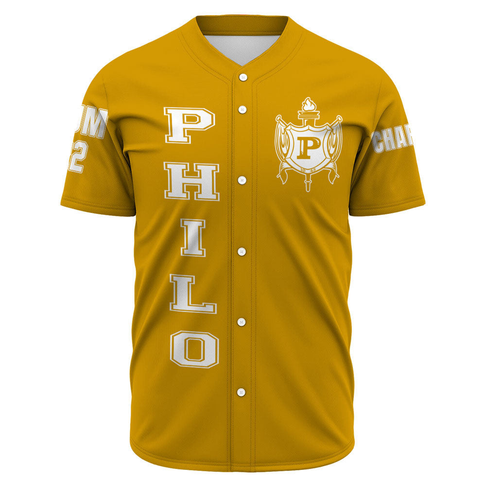 Custom Sigma Gamma Rho Philo Affiliate Baseball Jerseys