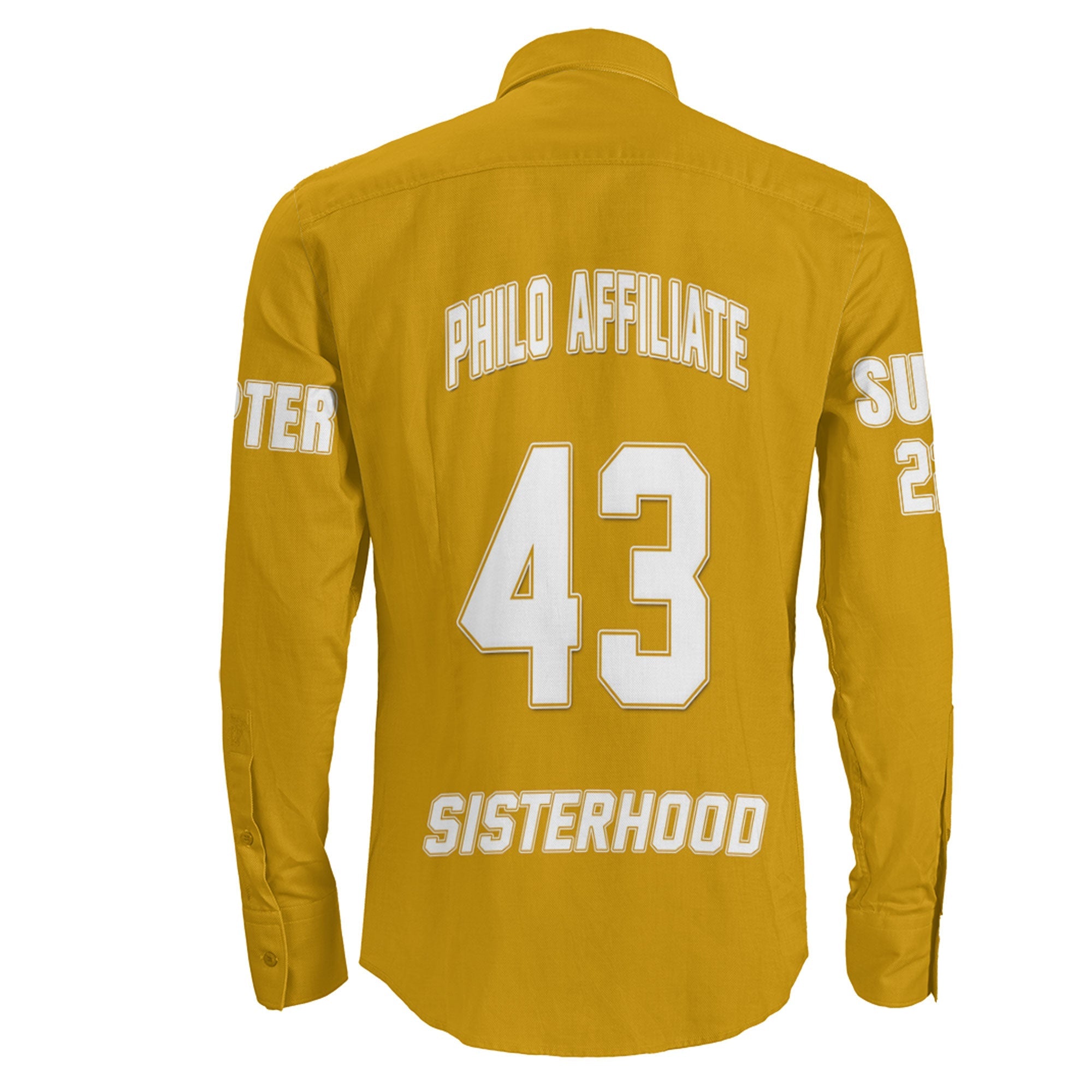 Custom Sigma Gamma Rho Philo Affiliate Long Sleeve Button Shirt