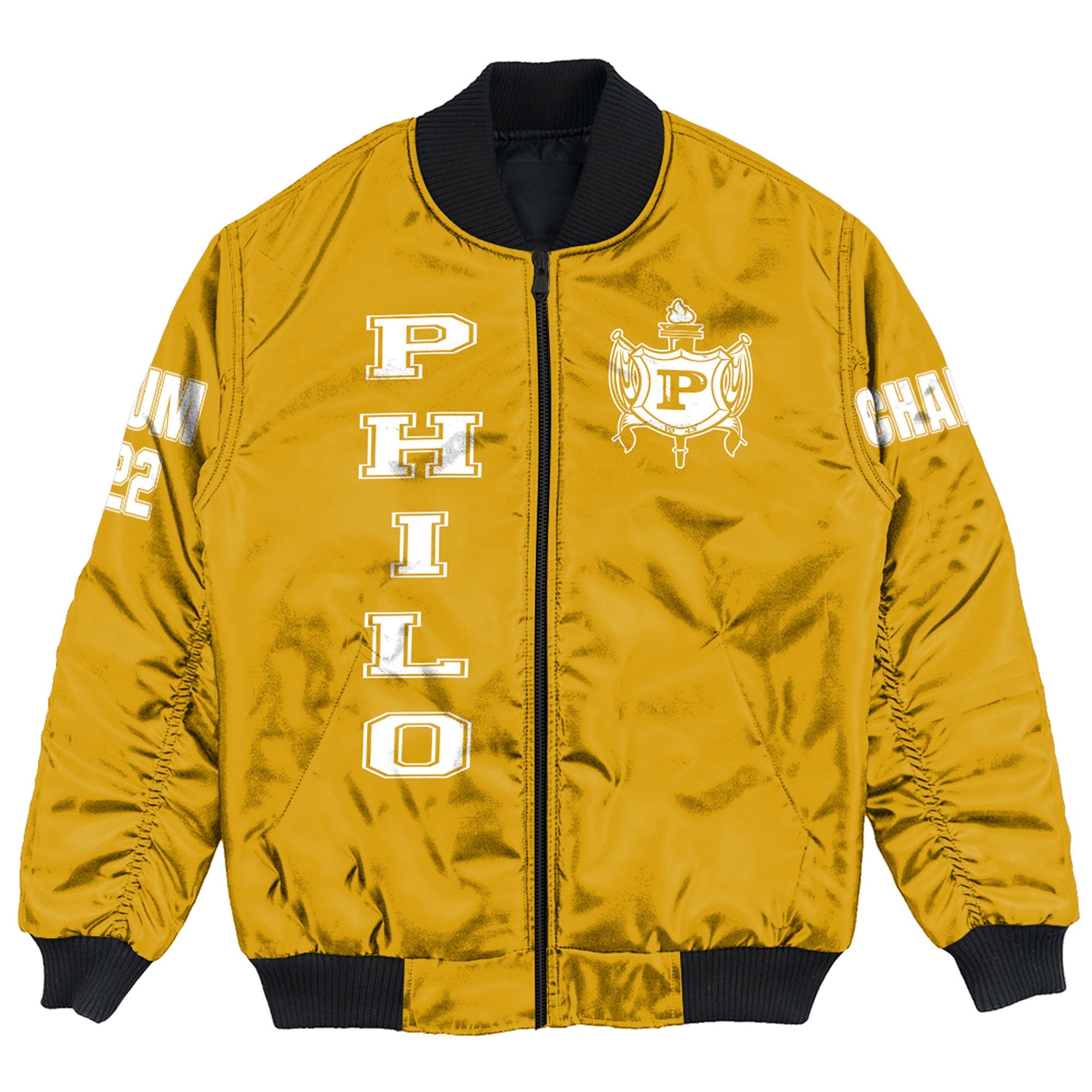 Custom Sigma Gamma Rho Philo Affiliate Bomber Jackets