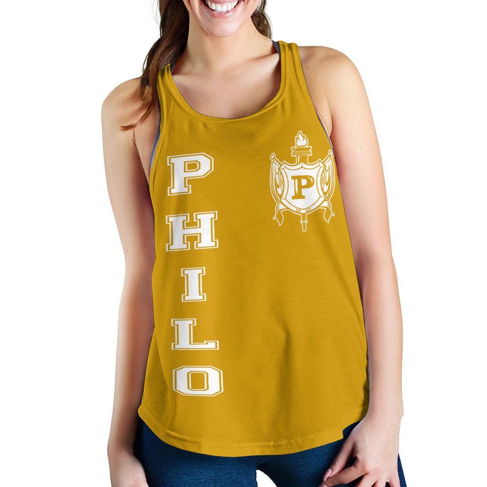 Custom Sigma Gamma Rho Philo Affiliate Racerback Tank