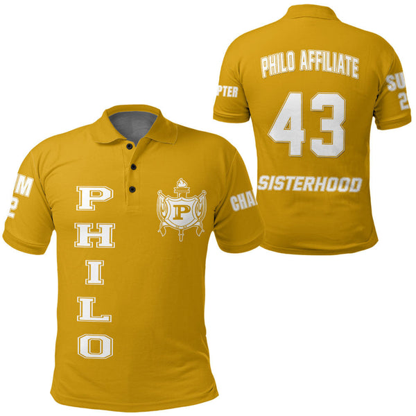 Custom Sigma Gamma Rho Philo Affiliate Polo Shirts