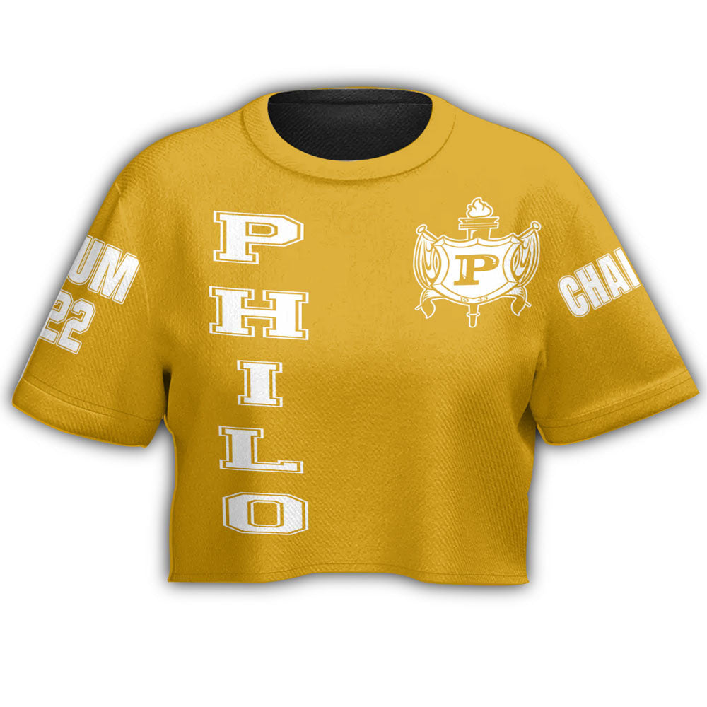 Custom Sigma Gamma Rho Philo Affiliate Croptop T-shirt