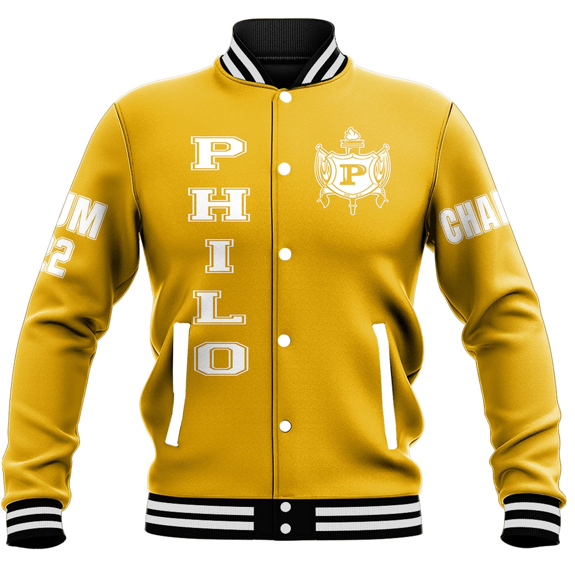 Custom Sigma Gamma Rho Philo Affiliate Baseball Jackets
