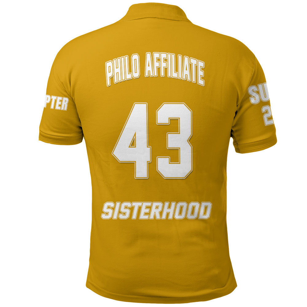 Custom Sigma Gamma Rho Philo Affiliate Polo Shirts