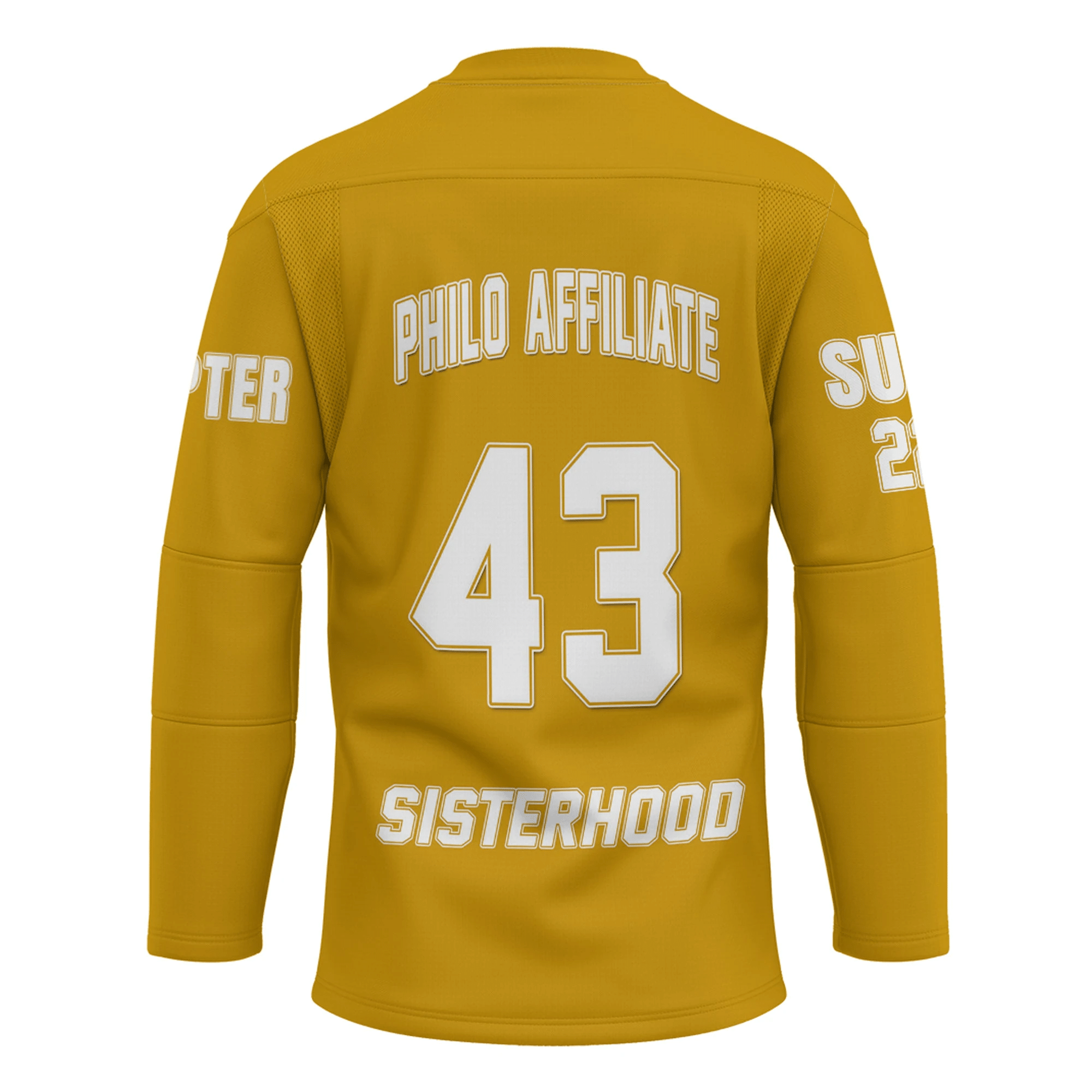 Custom Sigma Gamma Rho Philo Affiliate Hockey Jersey