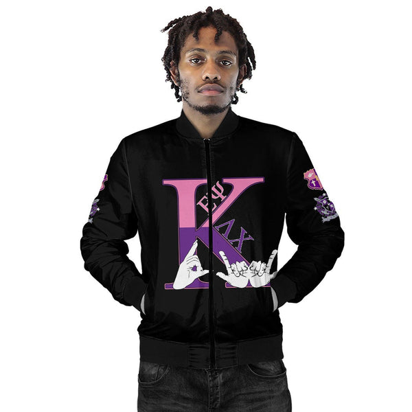 Bomber Jacket - Couple Kappa Lambda Chi & Epsilon Psi Bomber Jackets