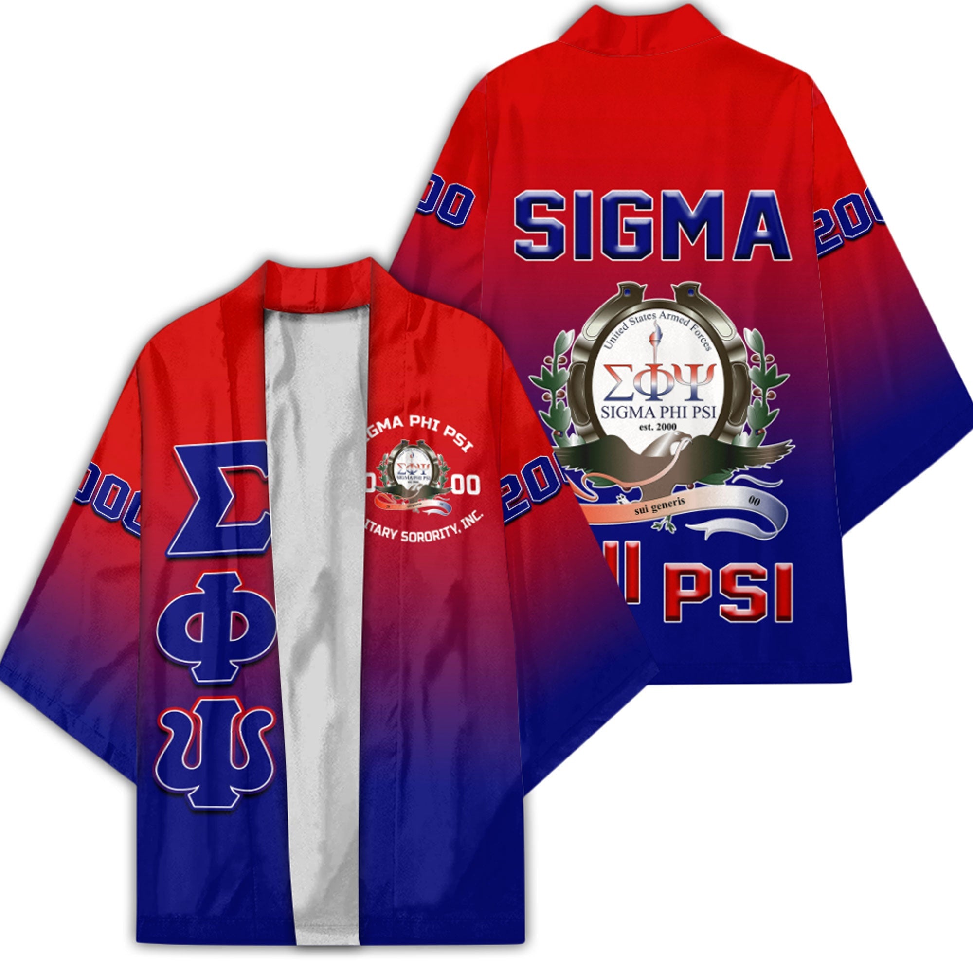 Clothing - Sigma Phi Psi Gradient Kimono A31